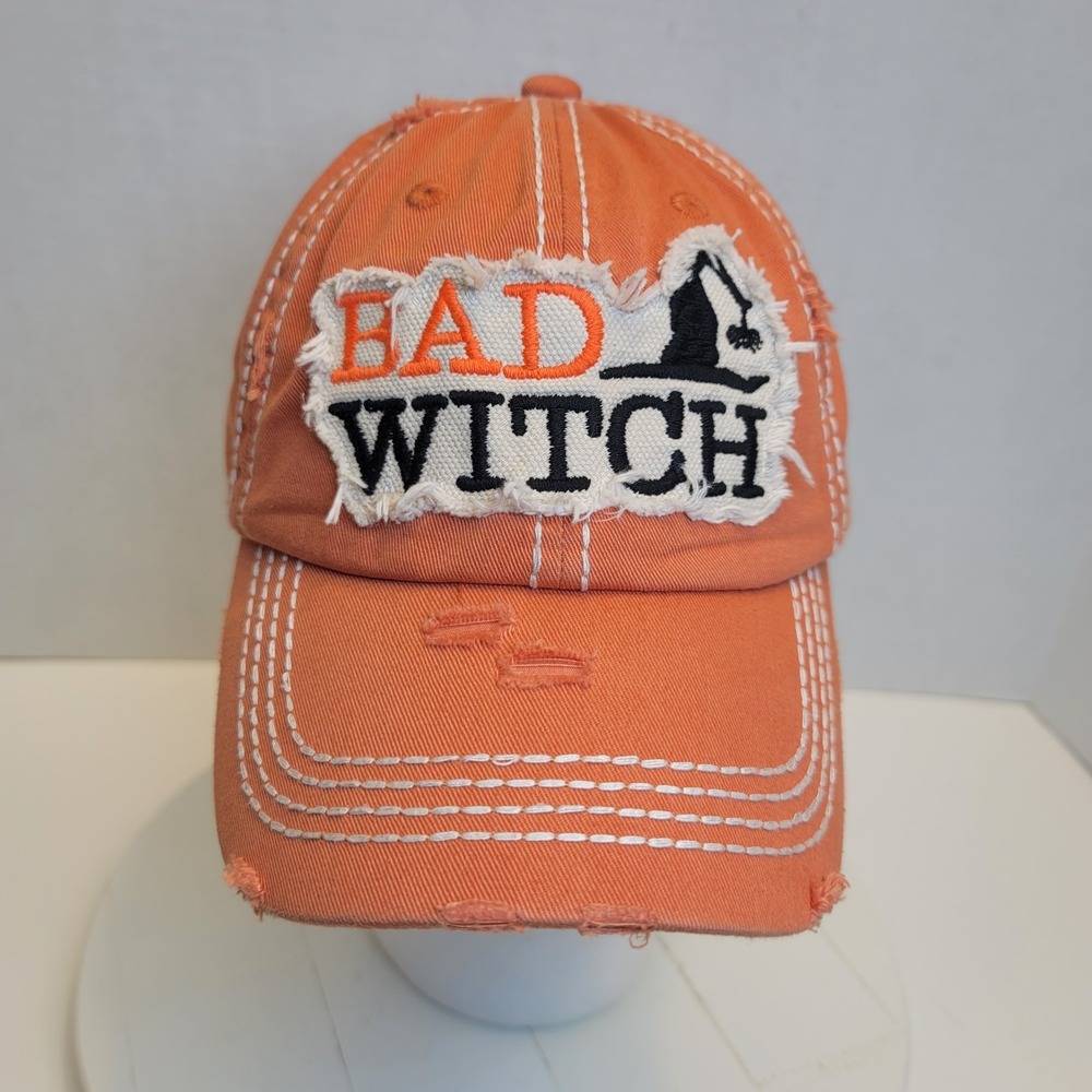 Bad Witch KBethos Strapback Factory Distressed Hat